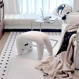 Maxbell Foot Rest Stool Portable Shoe Changing Stool for Bedroom Living Room Doorway white