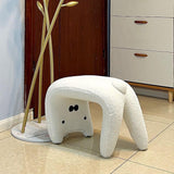 Maxbell Foot Rest Stool Portable Shoe Changing Stool for Bedroom Living Room Doorway white