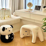 Maxbell Foot Rest Stool Portable Shoe Changing Stool for Bedroom Living Room Doorway white