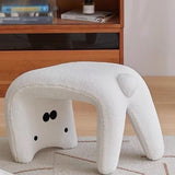 Maxbell Foot Rest Stool Portable Shoe Changing Stool for Bedroom Living Room Doorway white