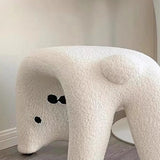 Maxbell Foot Rest Stool Portable Shoe Changing Stool for Bedroom Living Room Doorway white
