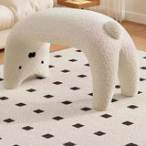 Maxbell Foot Rest Stool Portable Shoe Changing Stool for Bedroom Living Room Doorway white