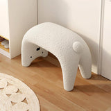 Maxbell Foot Rest Stool Portable Shoe Changing Stool for Bedroom Living Room Doorway white