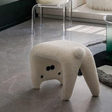 Maxbell Foot Rest Stool Portable Shoe Changing Stool for Bedroom Living Room Doorway white