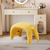 Maxbell Foot Rest Stool Portable Shoe Changing Stool for Bedroom Living Room Doorway yellow