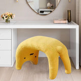 Maxbell Foot Rest Stool Portable Shoe Changing Stool for Bedroom Living Room Doorway yellow