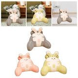 Maxbell Back Rest Pillow for Sitting Lovely Reading Pillow for Living Room Couch Grey