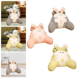 Maxbell Back Rest Pillow for Sitting Lovely Reading Pillow for Living Room Couch Grey