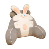 Maxbell Back Rest Pillow for Sitting Lovely Reading Pillow for Living Room Couch Grey