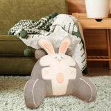 Maxbell Back Rest Pillow for Sitting Lovely Reading Pillow for Living Room Couch Grey