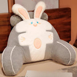 Maxbell Back Rest Pillow for Sitting Lovely Reading Pillow for Living Room Couch Grey