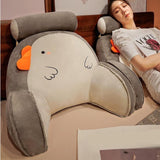 Maxbell Reading Pillow Back Rest Pillow for Sittingup for Living Room Watching White