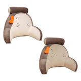 Maxbell Reading Pillow Back Rest Pillow for Sittingup for Living Room Watching White