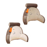 Maxbell Reading Pillow Back Rest Pillow for Sittingup for Living Room Watching White