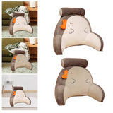 Maxbell Reading Pillow Back Rest Pillow for Sittingup for Living Room Watching White