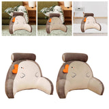 Maxbell Reading Pillow Back Rest Pillow for Sittingup for Living Room Watching White