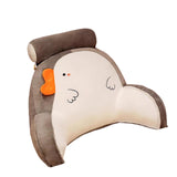 Maxbell Reading Pillow Back Rest Pillow for Sittingup for Living Room Watching White