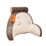 Maxbell Reading Pillow Back Rest Pillow for Sittingup for Living Room Watching White