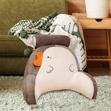 Maxbell Reading Pillow Back Rest Pillow for Sittingup for Living Room Watching White