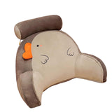 Maxbell Reading Pillow Back Rest Pillow for Sittingup for Living Room Watching Grey