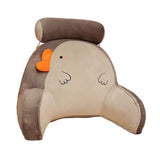 Maxbell Reading Pillow Back Rest Pillow for Sittingup for Living Room Watching Grey