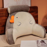 Maxbell Reading Pillow Back Rest Pillow for Sittingup for Living Room Watching Grey