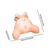 Maxbell Back Rest Pillow for Sitting Lovely Reading Pillow for Living Room Couch Pink