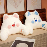 Maxbell Backrest Pillow Decor Waist Support Pillow for Watching Home Grey