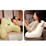 Maxbell Backrest Pillow Decor Waist Support Pillow for Watching Home Grey