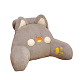 Maxbell Backrest Pillow Decor Waist Support Pillow for Watching Home Grey