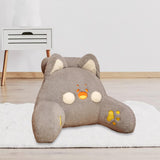 Maxbell Backrest Pillow Decor Waist Support Pillow for Watching Home Grey