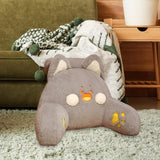 Maxbell Backrest Pillow Decor Waist Support Pillow for Watching Home Grey