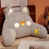 Maxbell Backrest Pillow Decor Waist Support Pillow for Watching Home Grey