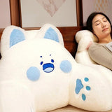 Maxbell Backrest Pillow Decor Waist Support Pillow for Watching Home Green