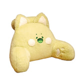 Maxbell Backrest Pillow Decor Waist Support Pillow for Watching Home Green