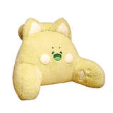 Maxbell Backrest Pillow Decor Waist Support Pillow for Watching Home Green