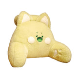 Maxbell Backrest Pillow Decor Waist Support Pillow for Watching Home Green