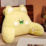 Maxbell Backrest Pillow Decor Waist Support Pillow for Watching Home Green