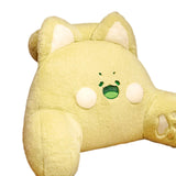 Maxbell Backrest Pillow Decor Waist Support Pillow for Watching Home Green