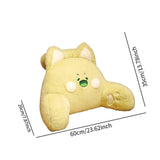 Maxbell Backrest Pillow Decor Waist Support Pillow for Watching Home Green