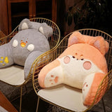 Maxbell Backrest Pillow Decor Waist Support Pillow for Watching Home Orange