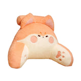 Maxbell Backrest Pillow Decor Waist Support Pillow for Watching Home Orange