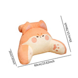 Maxbell Backrest Pillow Decor Waist Support Pillow for Watching Home Orange