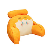 Maxbell Rest Pillow for Sitting up Cartoon Support Pillow for Bed Sofa Orange