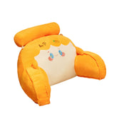 Maxbell Rest Pillow for Sitting up Cartoon Support Pillow for Bed Sofa Orange