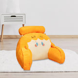 Maxbell Rest Pillow for Sitting up Cartoon Support Pillow for Bed Sofa Orange