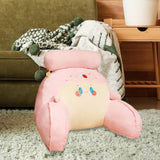 Maxbell Rest Pillow for Sitting up Cartoon Support Pillow for Bed Sofa Pink