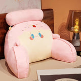 Maxbell Rest Pillow for Sitting up Cartoon Support Pillow for Bed Sofa Pink