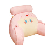 Maxbell Rest Pillow for Sitting up Cartoon Support Pillow for Bed Sofa Pink