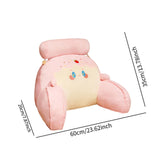 Maxbell Rest Pillow for Sitting up Cartoon Support Pillow for Bed Sofa Pink